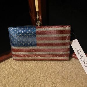 Rhinestone Crossbody Clutch